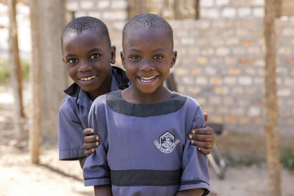 Primary school children in Masaka